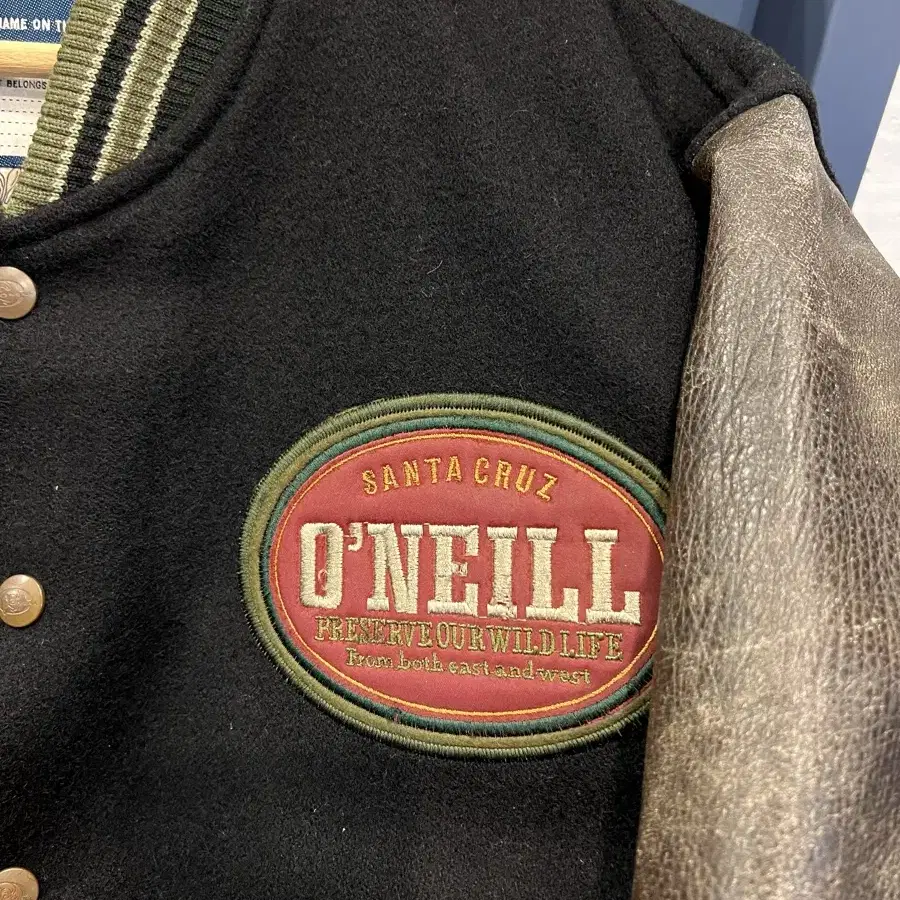 1980/90s ONEILL WOOL LEATHER 빈티지바시티자켓