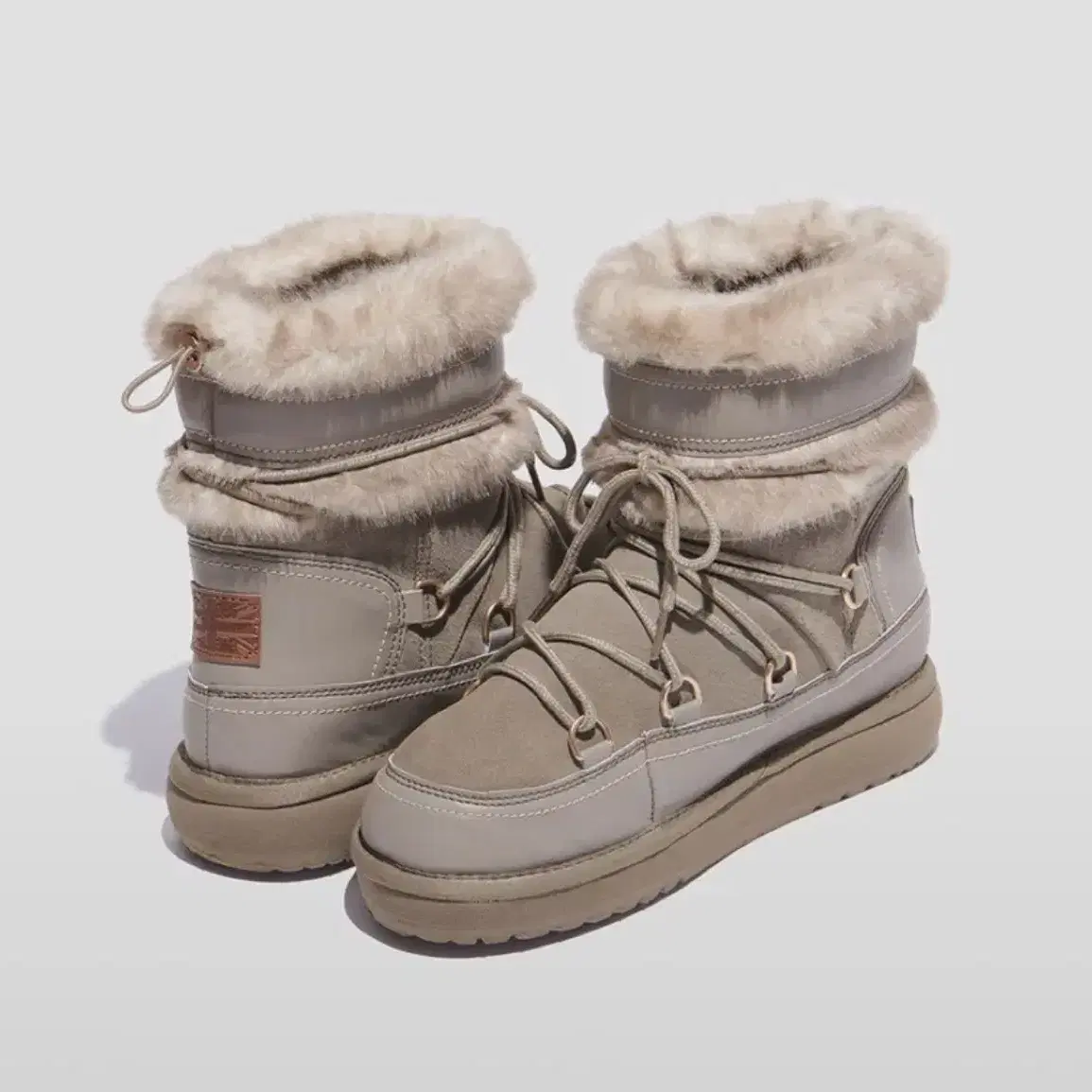 락피쉬 CLOUDY SNOW BOOTS TAUPE