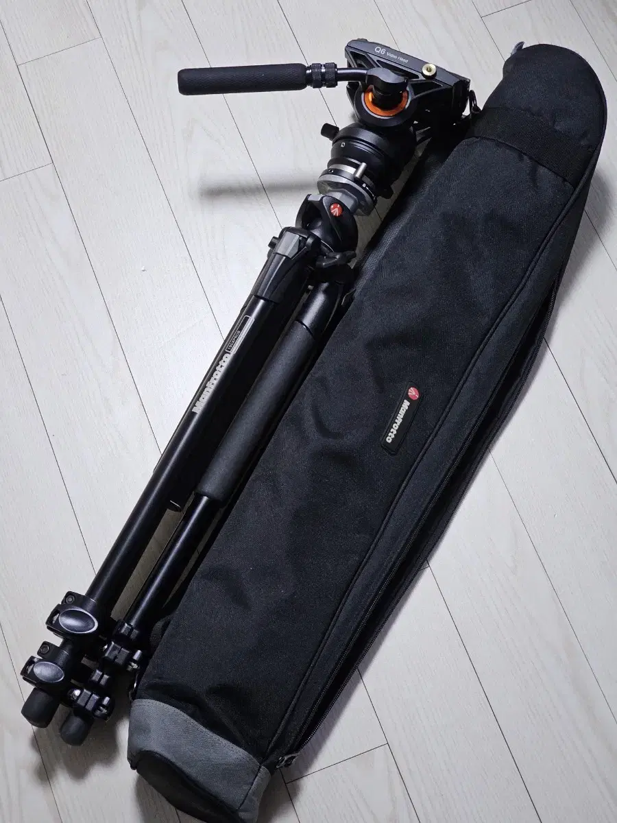 S-Class Menproto 190XPROB Tripod + Unused Video Head/Leveling