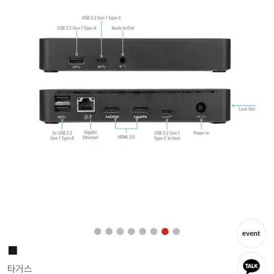 타거스 DOCK310 멀티허브 도킹스테이션, USB 허브