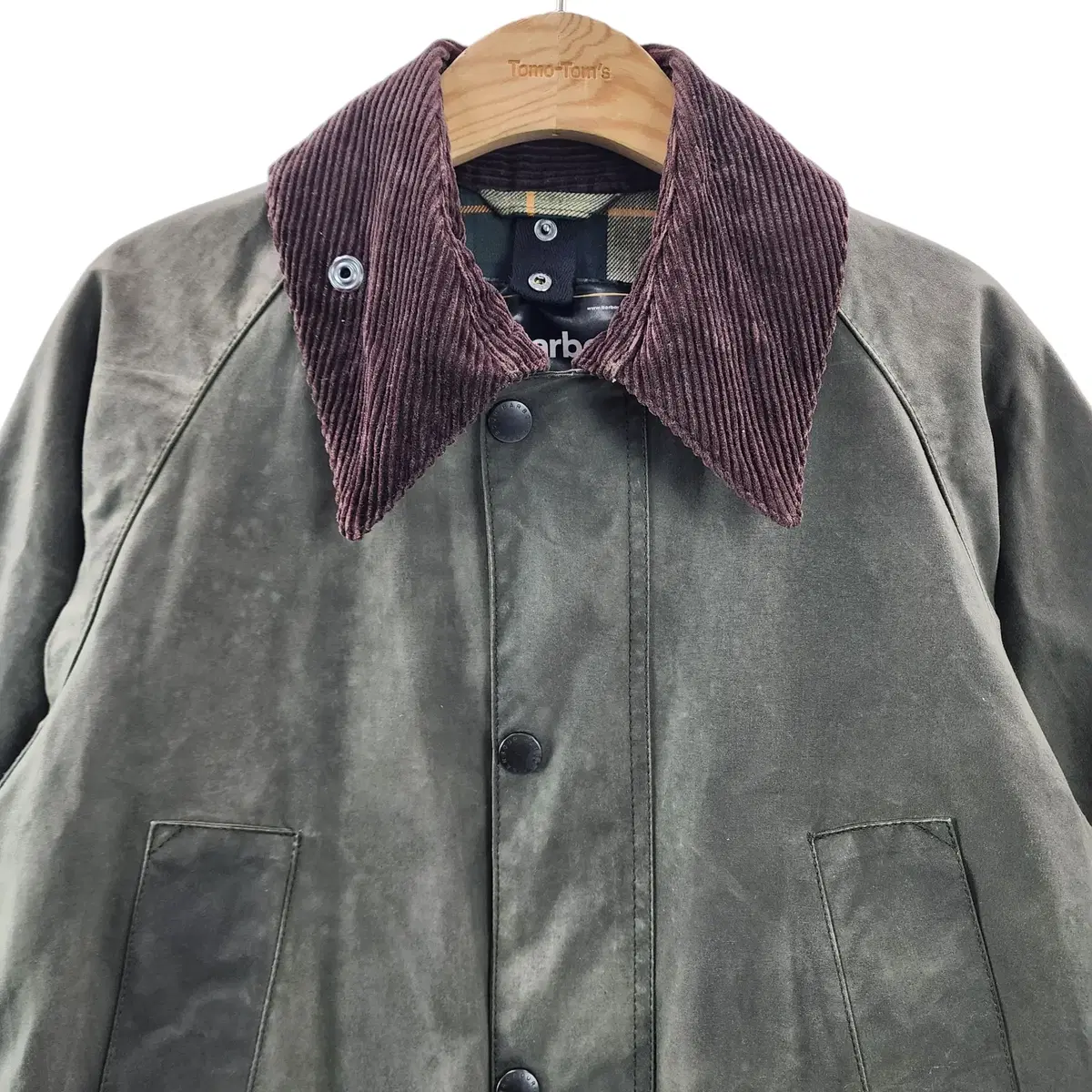 [32] Barbour 바버 비데일 왁스 자켓