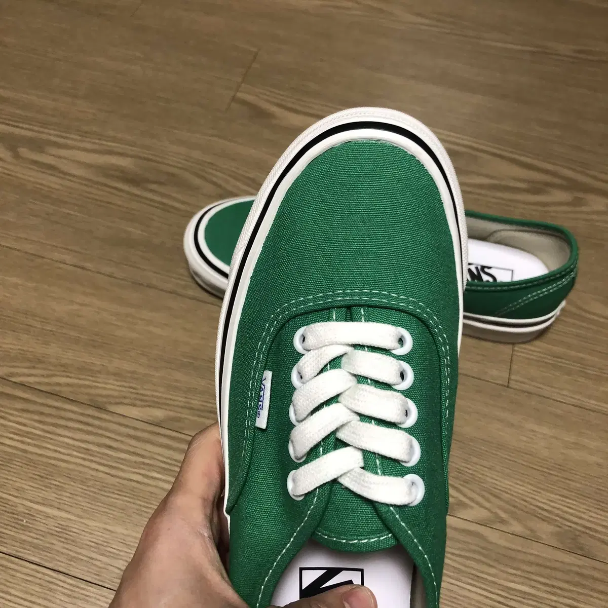 245) 반스 VANS 애너하임 44DX 어센틱그린 반스 애너하임245