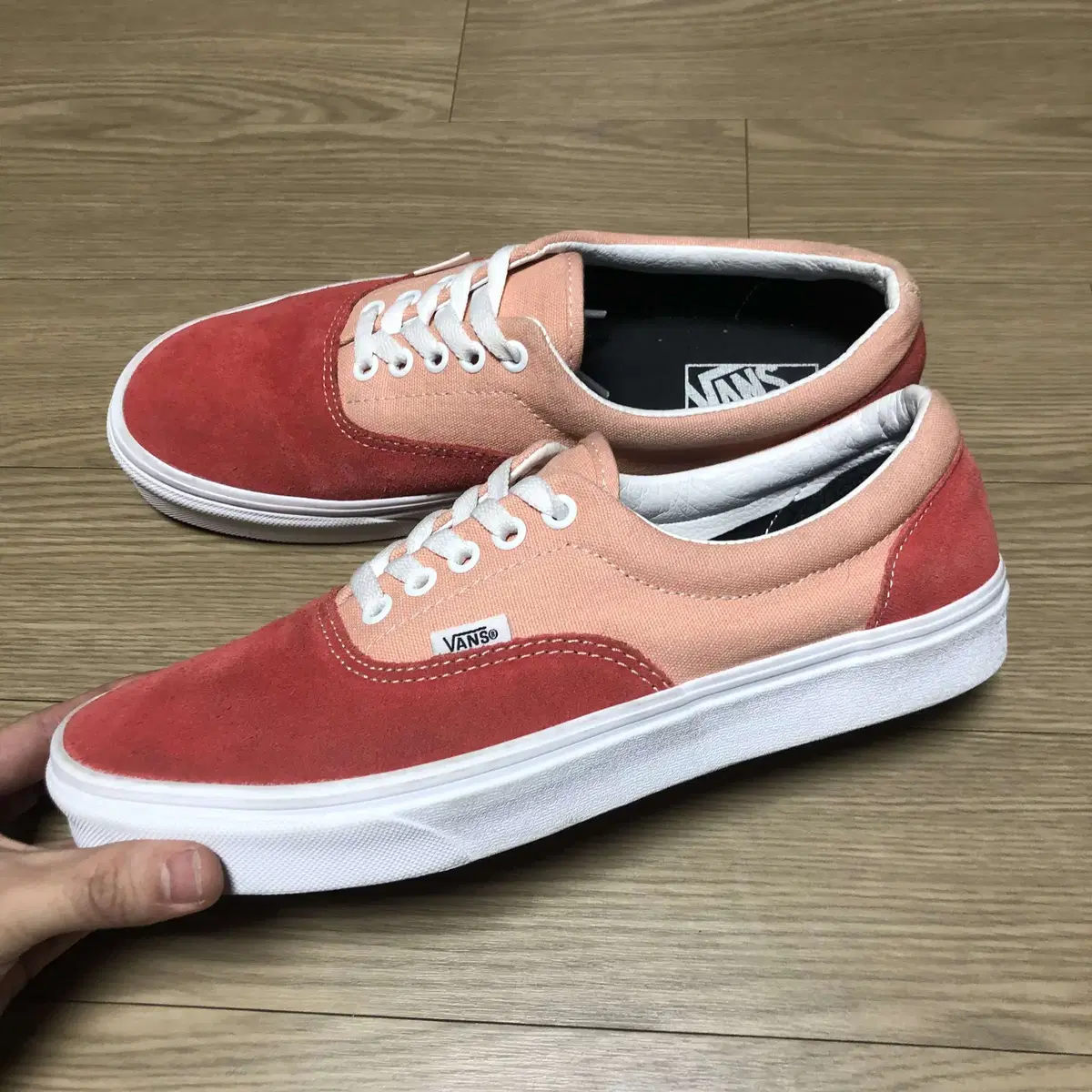 275) 반스 VANS 스웨이드 캔버스 에라 레드 반스 에라 275