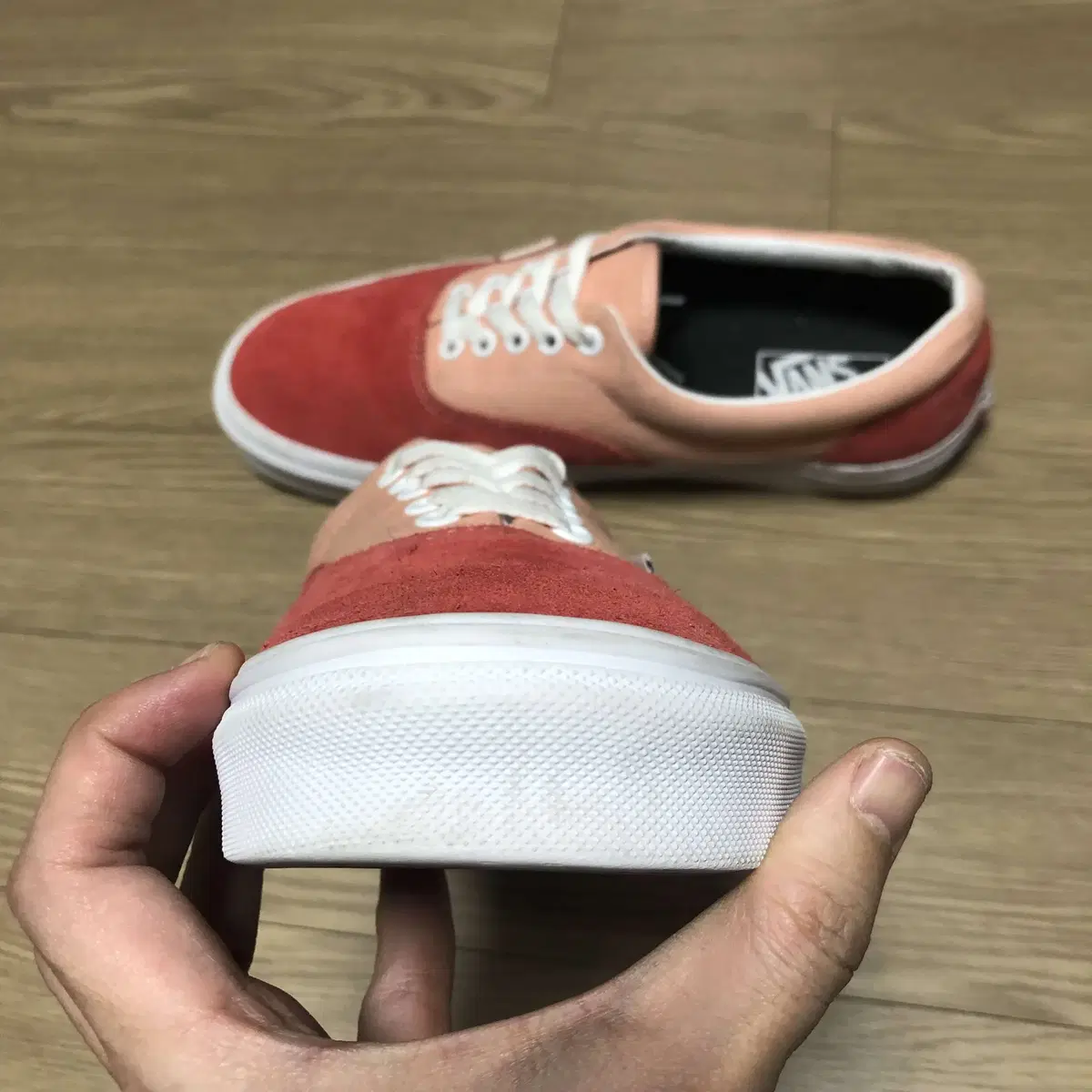 275) 반스 VANS 스웨이드 캔버스 에라 레드 반스 에라 275