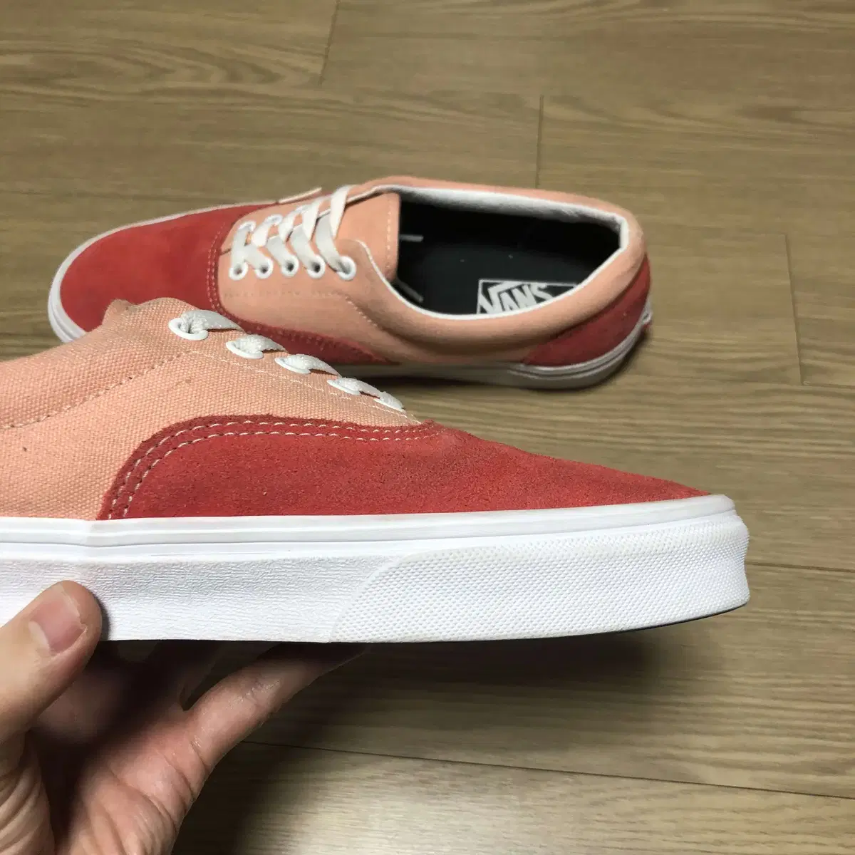 275) 반스 VANS 스웨이드 캔버스 에라 레드 반스 에라 275