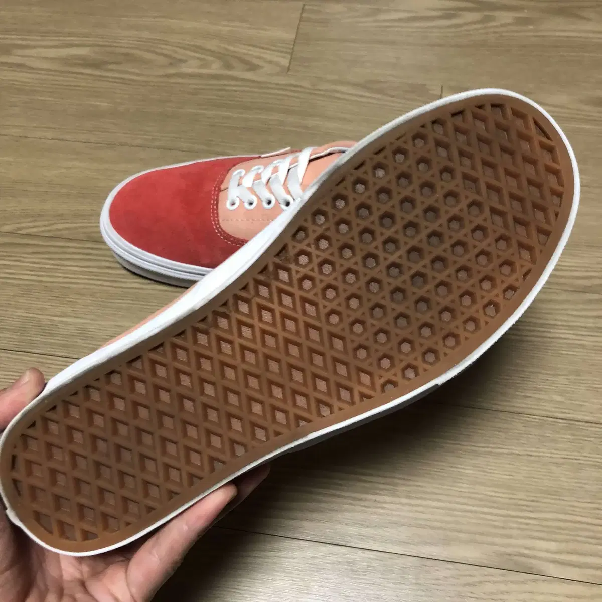 275) 반스 VANS 스웨이드 캔버스 에라 레드 반스 에라 275