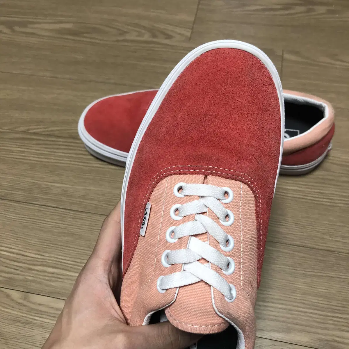 275) 반스 VANS 스웨이드 캔버스 에라 레드 반스 에라 275