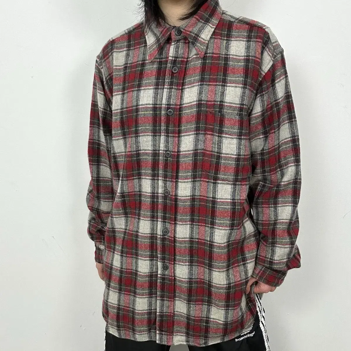 80-90s Pendleton 펜들턴 체크 울 셔츠