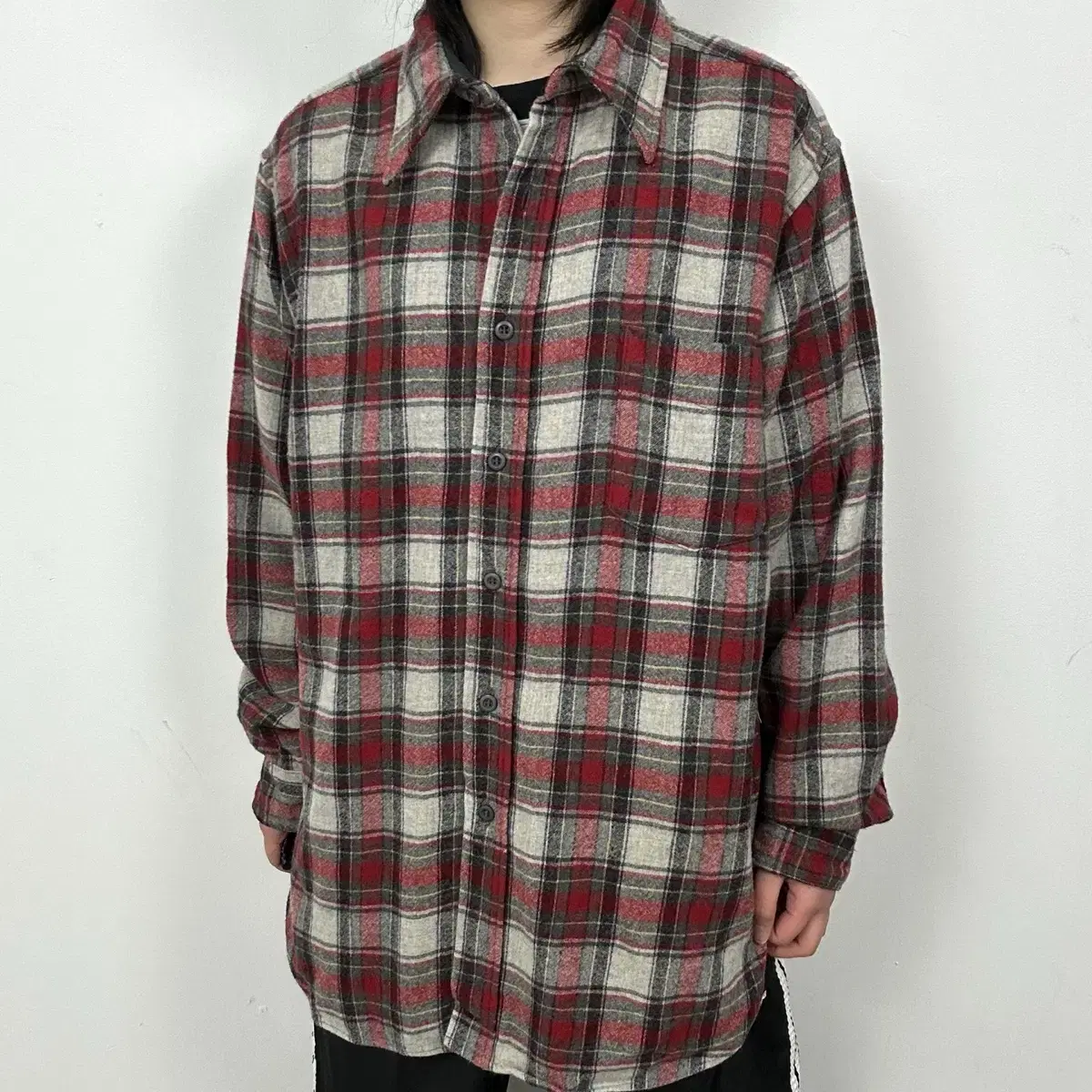 80-90s Pendleton 펜들턴 체크 울 셔츠