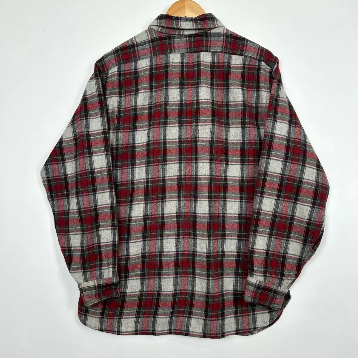 80-90s Pendleton 펜들턴 체크 울 셔츠