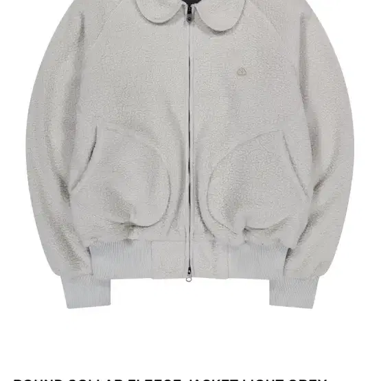 Coyseio fleece jacket light gray