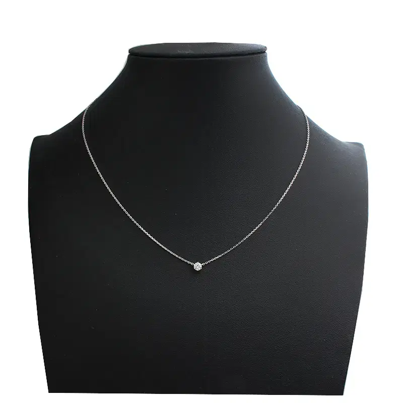 Golden Dew 0.22ct dia Solitaire Necklace