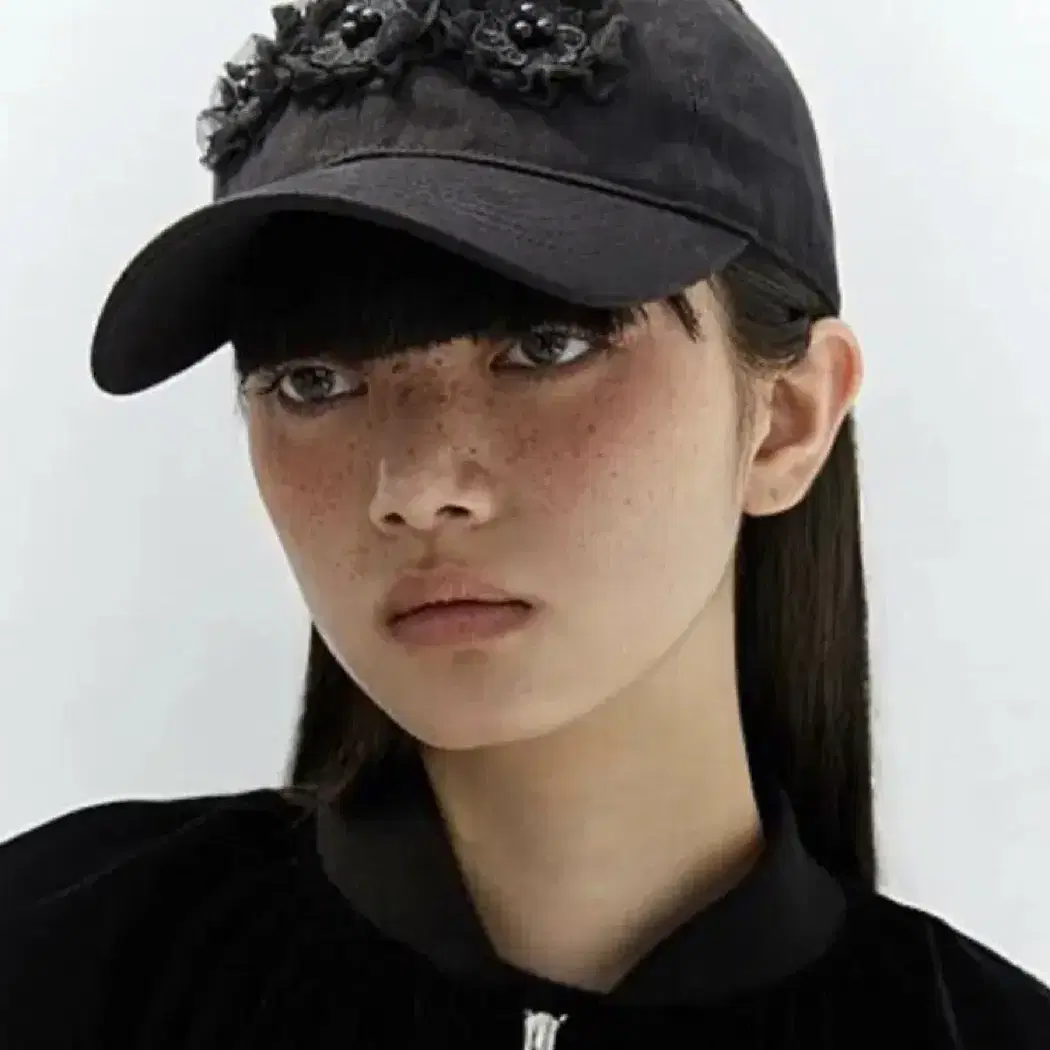 버뮬라 볼캡 Burmula flower lace ball cap