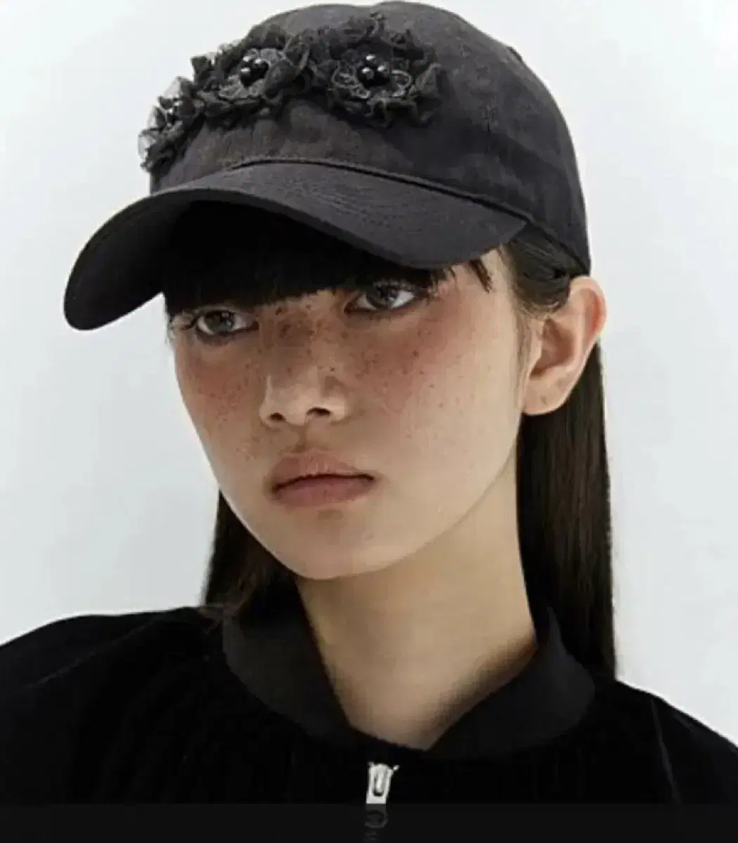 버뮬라 볼캡 Burmula flower lace ball cap