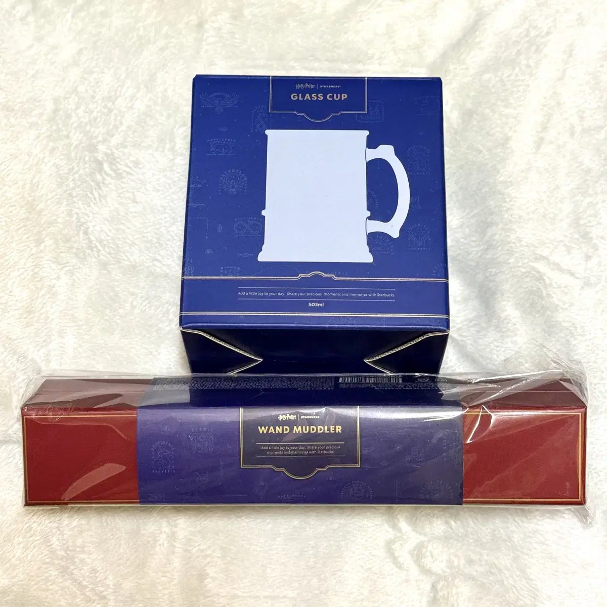 Starbucks Harry Potter MD Handle Glass + Wand Mudler for Sale