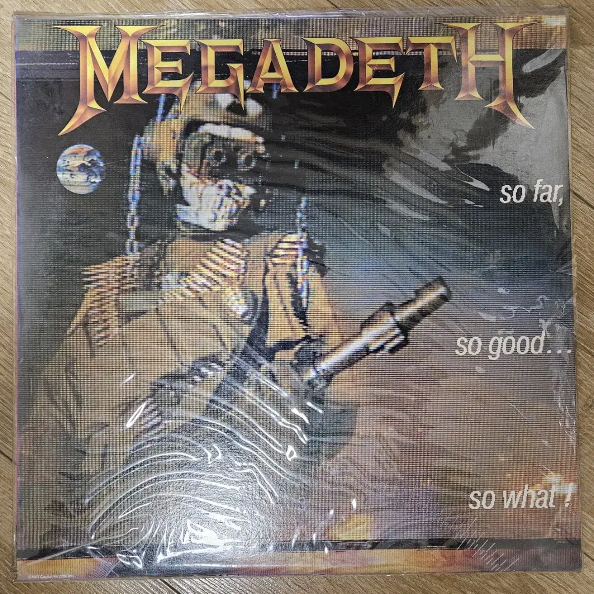 메가데스  megadeth미개봉.LP