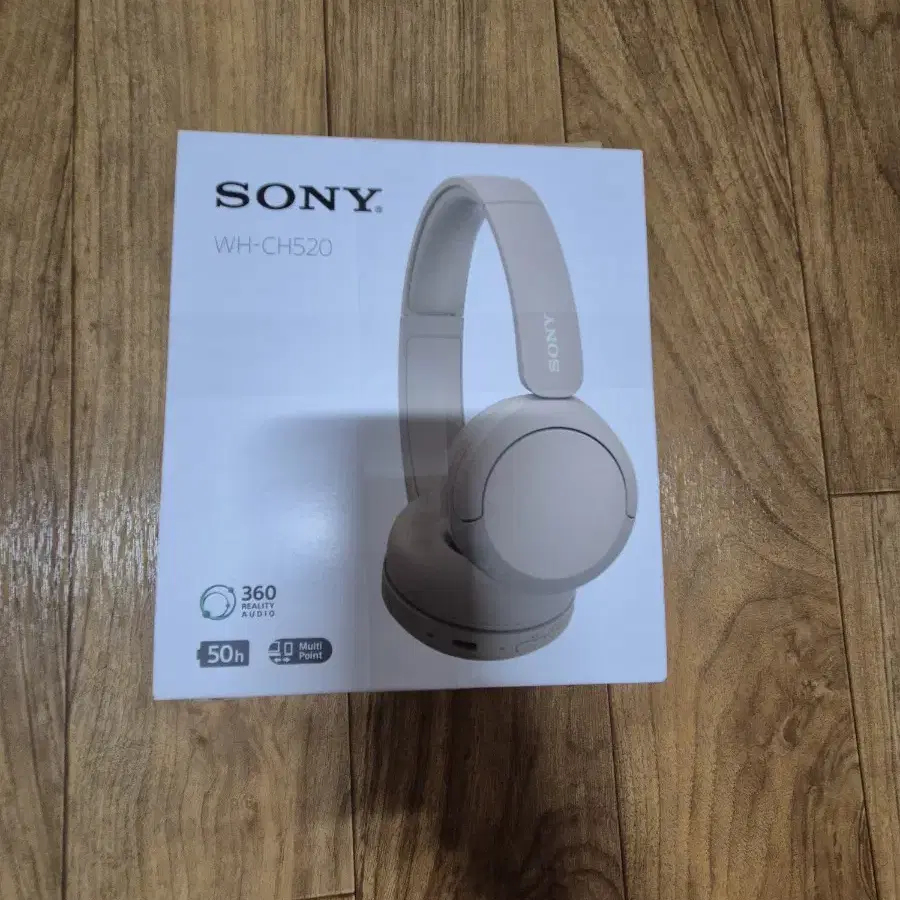 소니 SONY WH-CH520 무선 헤드폰 베이지색상