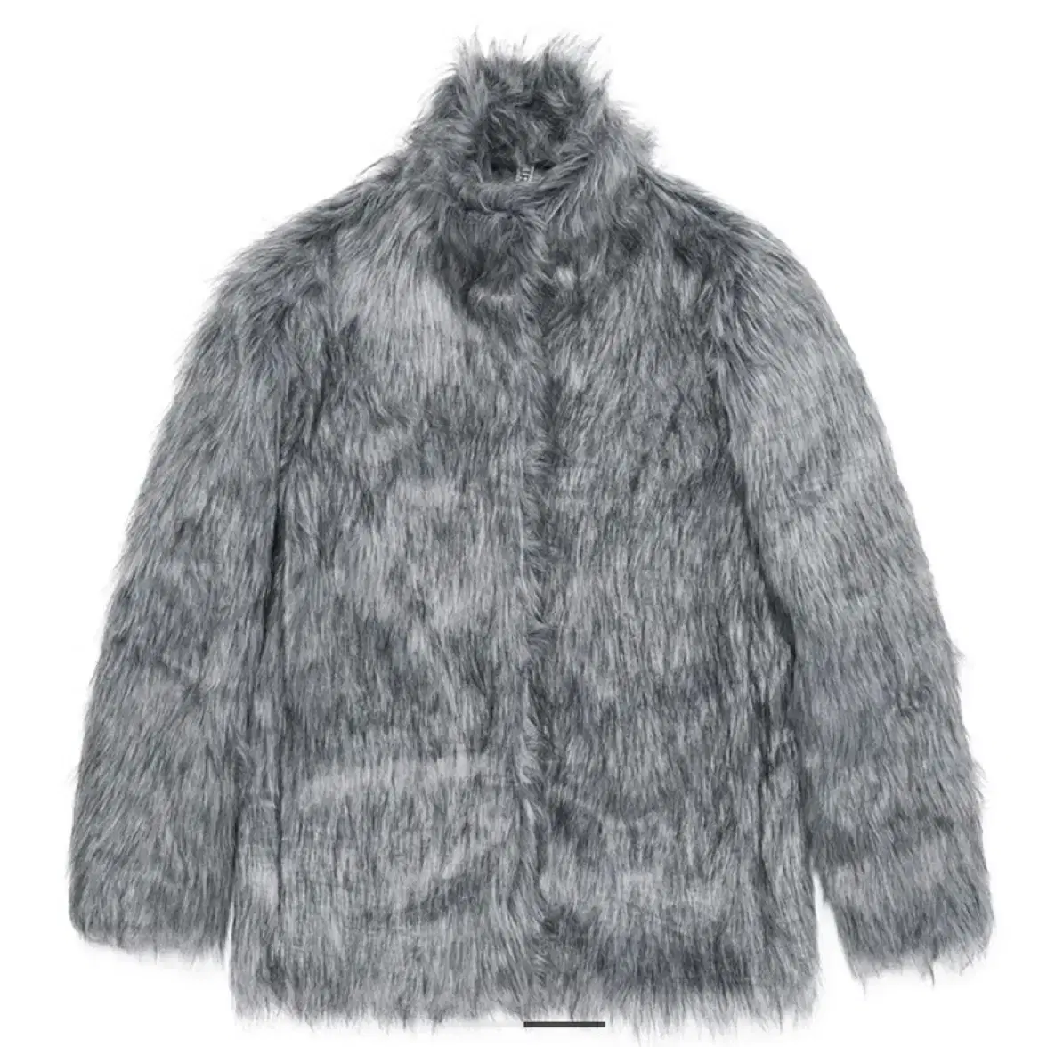 커렌트 HEAVY MIX FUR JARKET [GRAY]