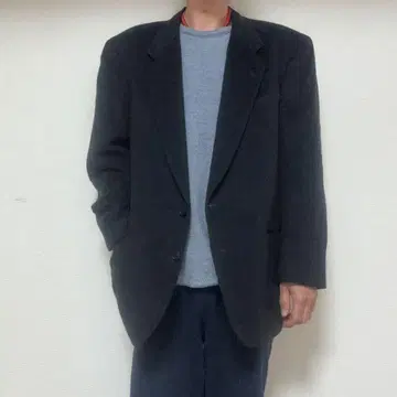 캐시미어 100% 테일러드 재킷 170 숄더 패드 파워 숄더