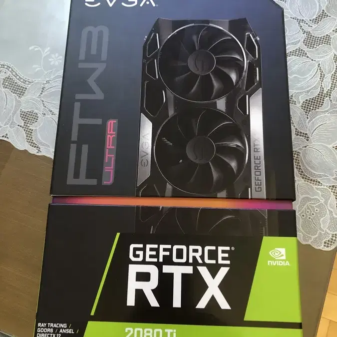 Evga rtx2080ti ftw 박스