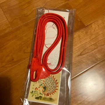 허리띠 도명 관모조 느슨하게 아카네색