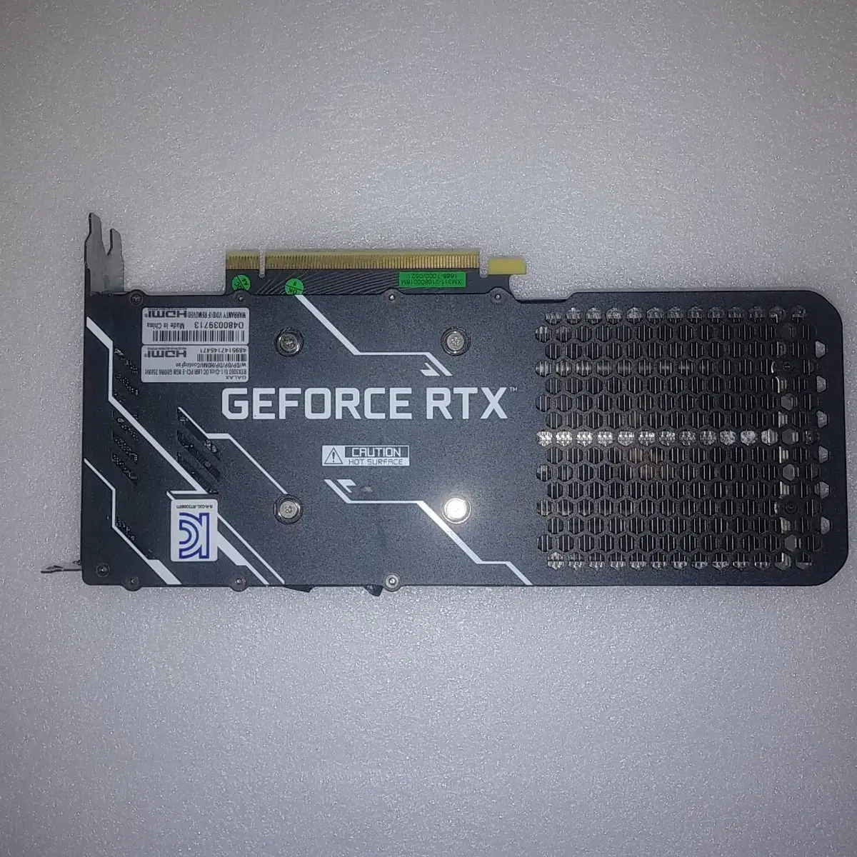 갤럭시 RTX 3060Ti 8GB  그래픽카드 팝니다