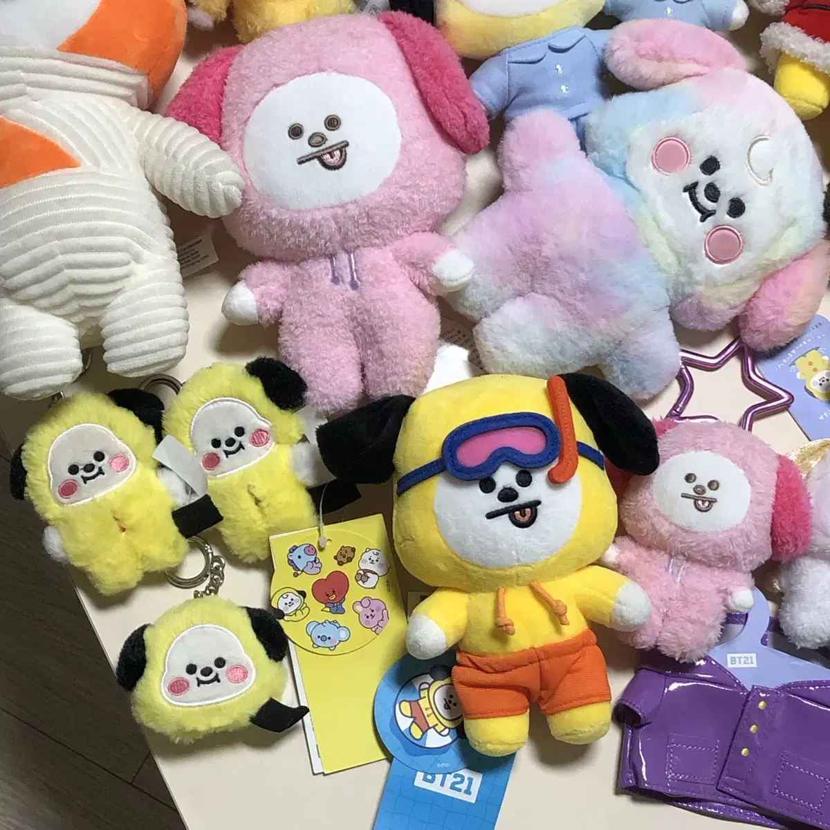 BTS BT21 인형 치미 일괄