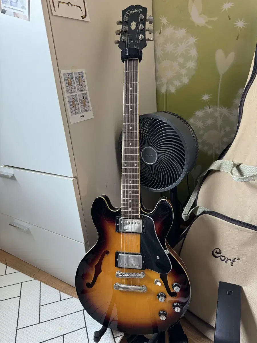 Epiphone 339 세미할로우 일렉기타+Evanskelley 기타 케