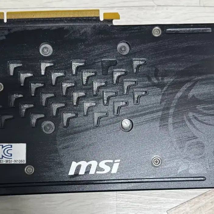 MSI GTX1060 6G 그래픽 카드 판매합니다