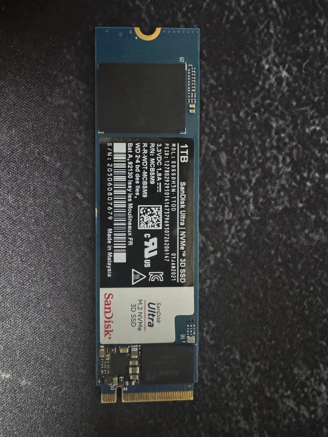 Sandisk ULTRA M.2 NVMe (1TB)