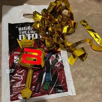 빅뱅 콘서트 펜라이트 응원봉 금 테이프 밴딩