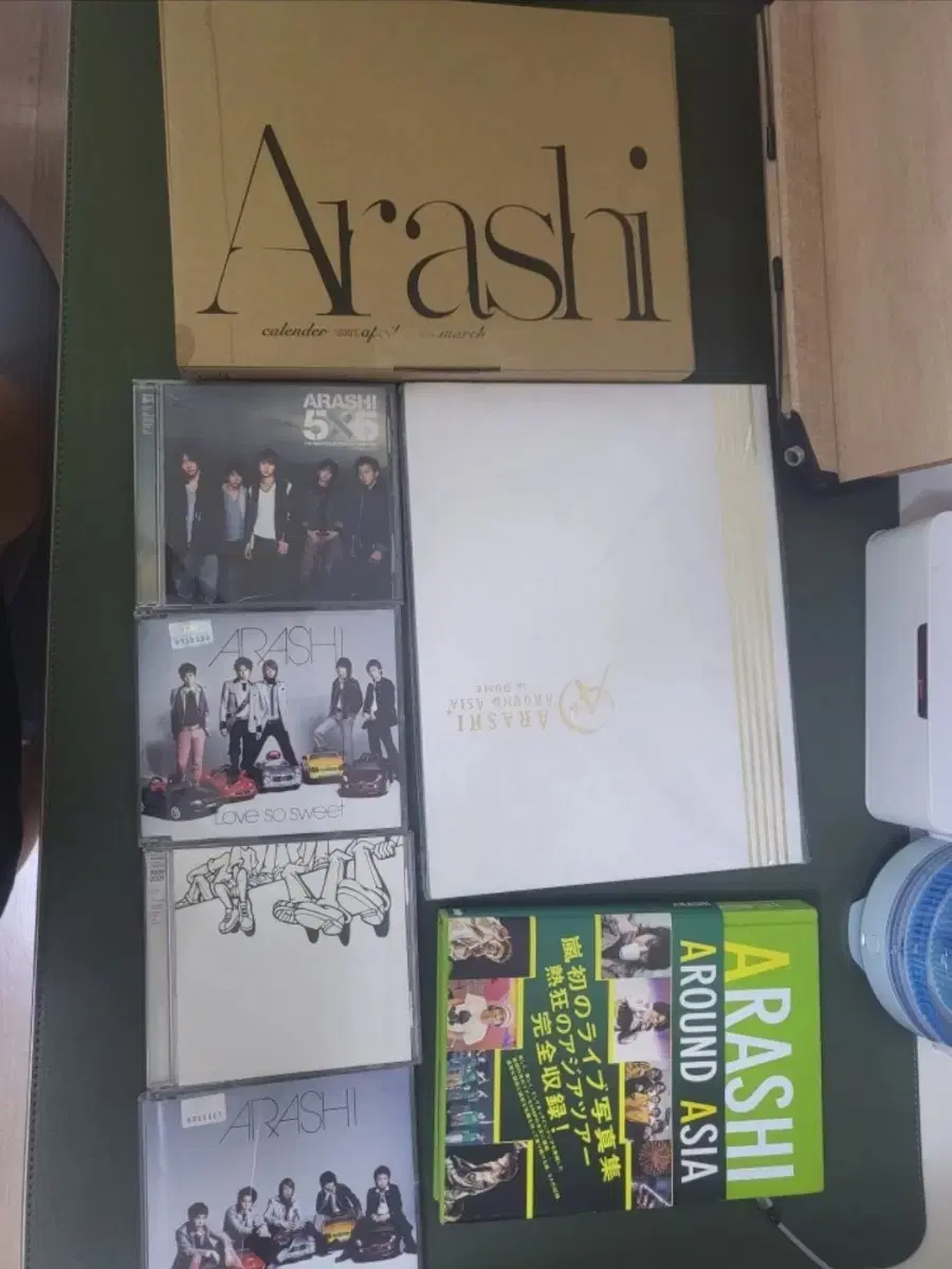 아라시 Arashi cd4장+달력+사진집 등등