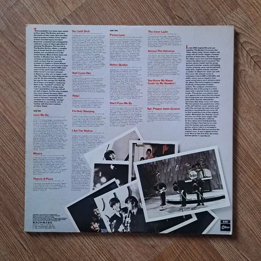 THE BEATLES  "Rarities"  1,2집