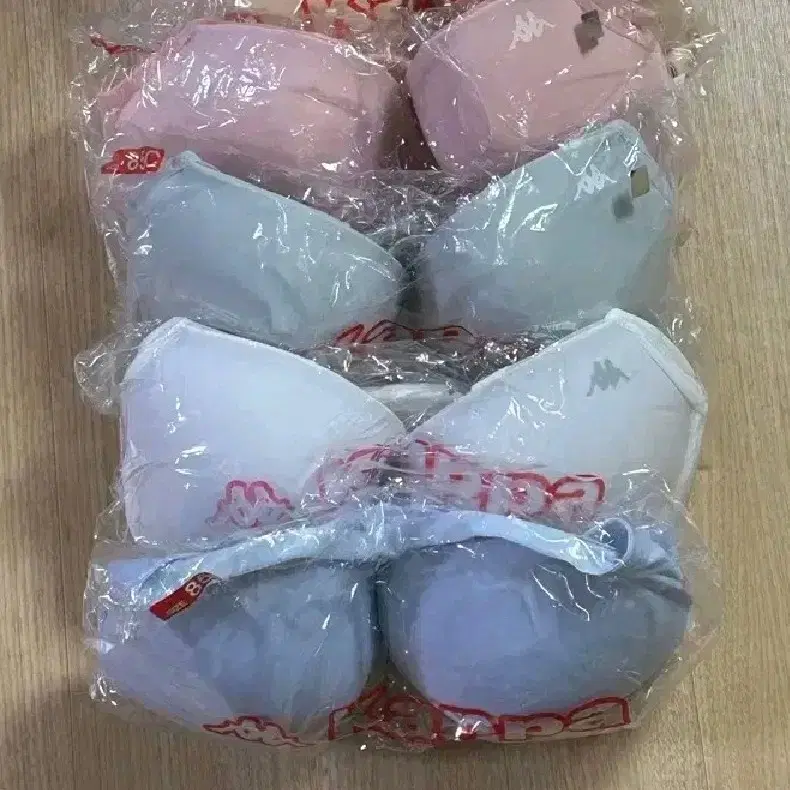 [미착용 새상품] 카파 브래지어+팬티 4종 세트 브라 (85C+100)