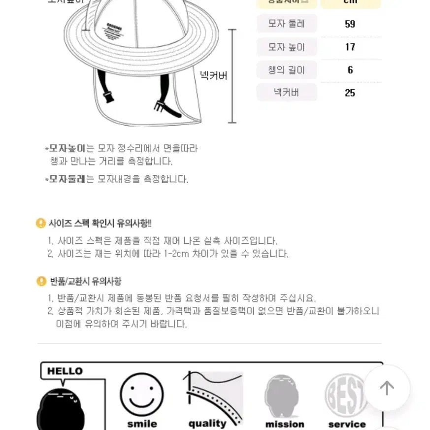 구김스 서핑햇 모자  휘슬 커브드 프로 미착용새상품