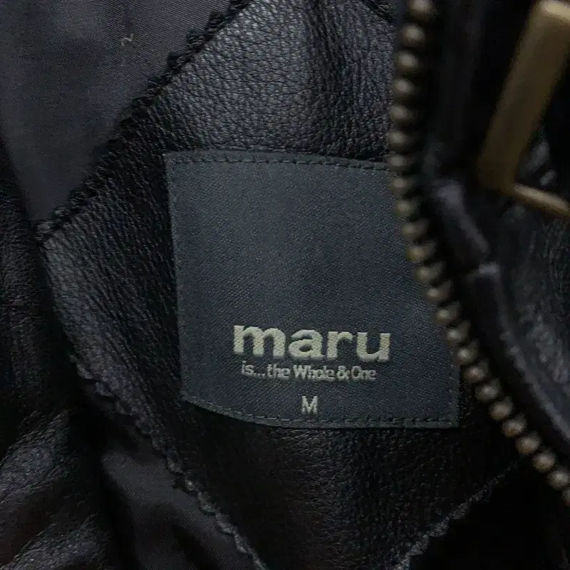 마루 MARU 블랙 가죽자켓 85 G01955