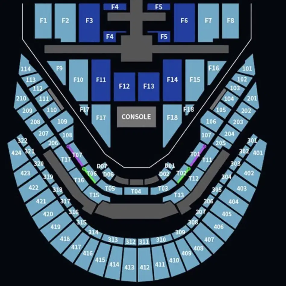 NCT127 콘서트 양도 1/18 F17구역