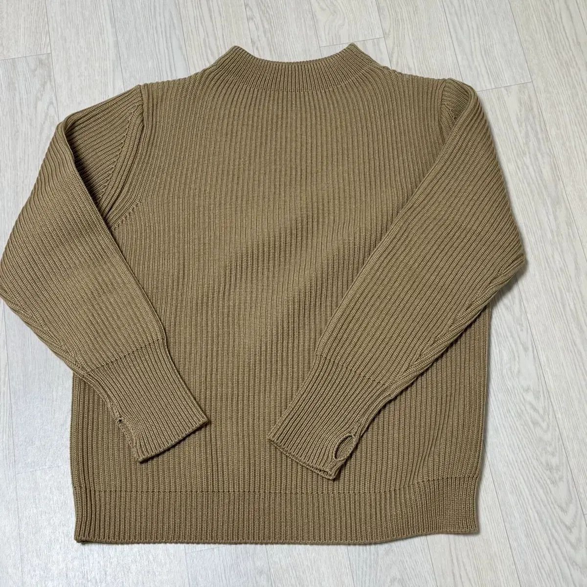 안데르센 안데르센 네이비 크루넥 라지 카멜 navy camel