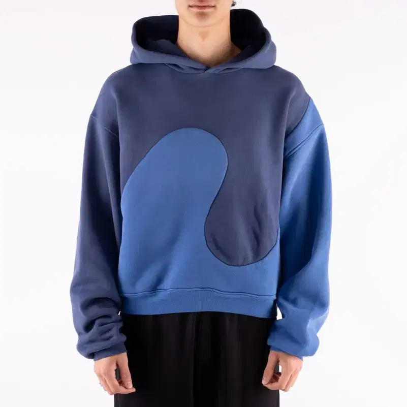 [M] ERL SWIRL HOODIE BLUE