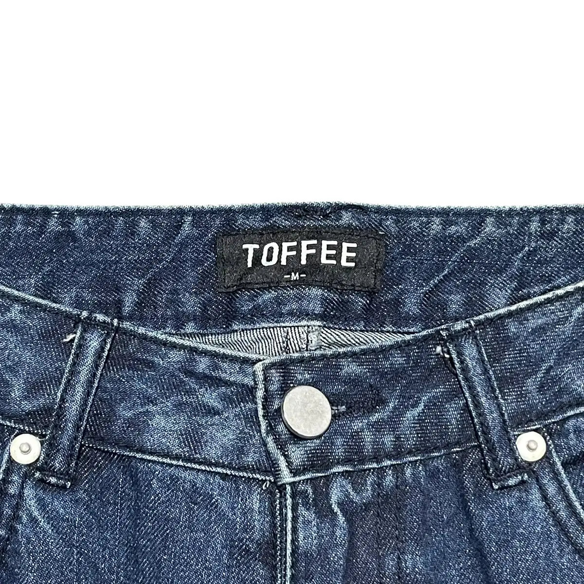 만원샵 toffee 진청 데님 팬츠