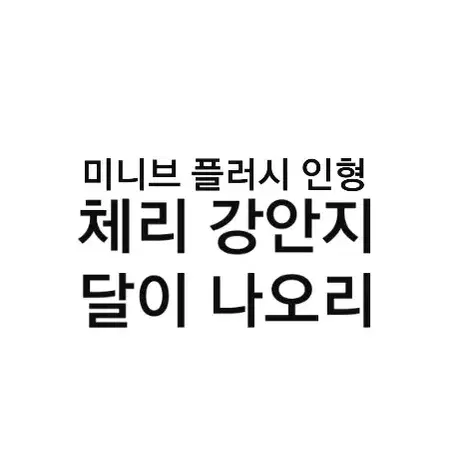 미니브 인형