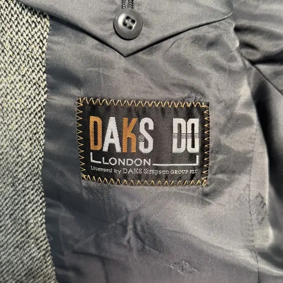 M/ DAKS Leather Patch Jacket/O13