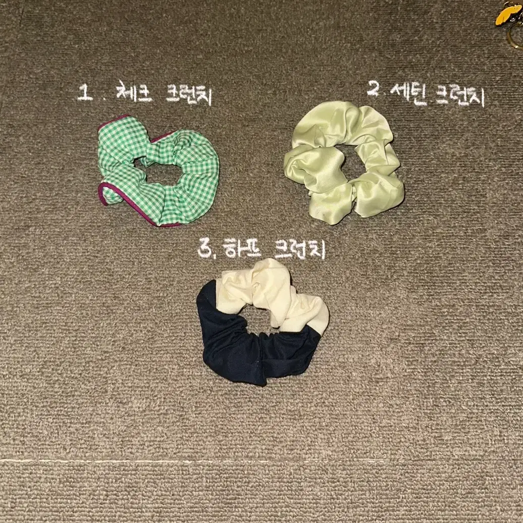 헤어 스크런치/곱창 머리끈