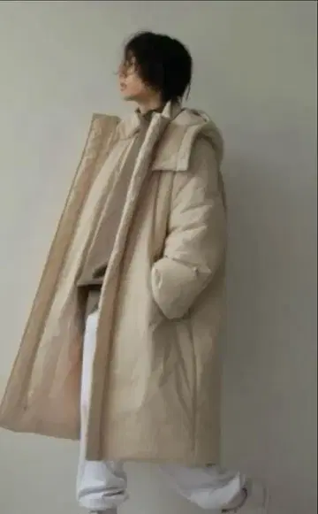 ETRE TOKYO 후드 패딩 롱코트 새상품급