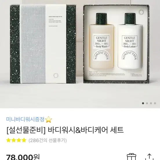 논픽션 인더샤워 바디로션 300ml 미개봉