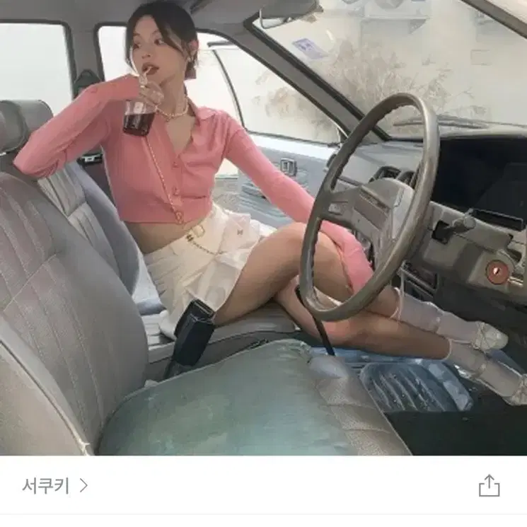 서쿠키 빅토리아 핑크 가디건s