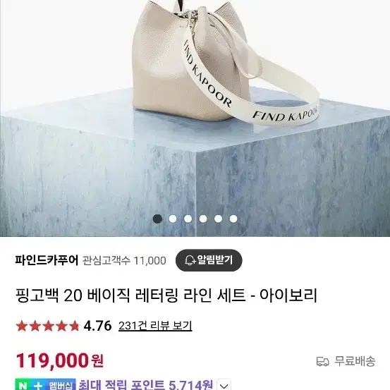 파인드카푸어 핑고백