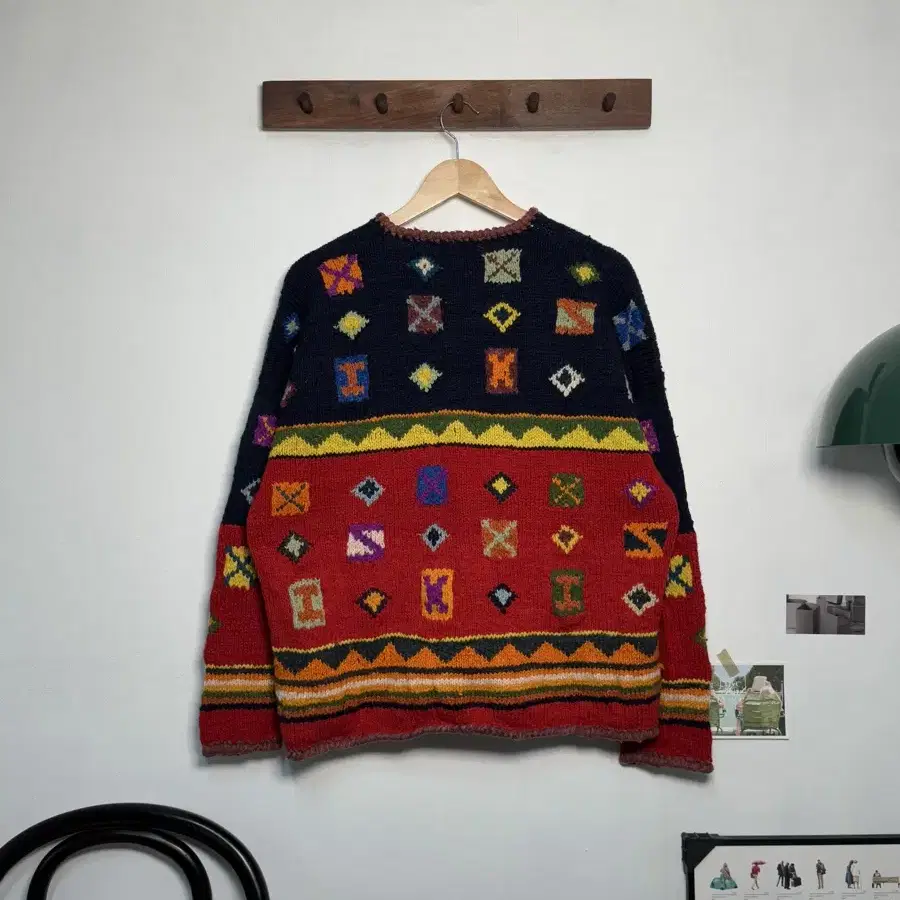 XL/ BOLIVIA Hand Cardigan/ N55