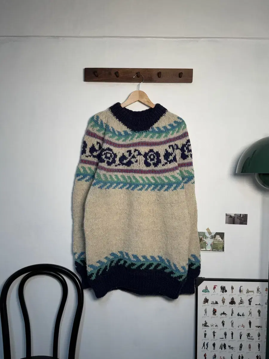 XXL/ ECUADOR Hand Sweater/N59