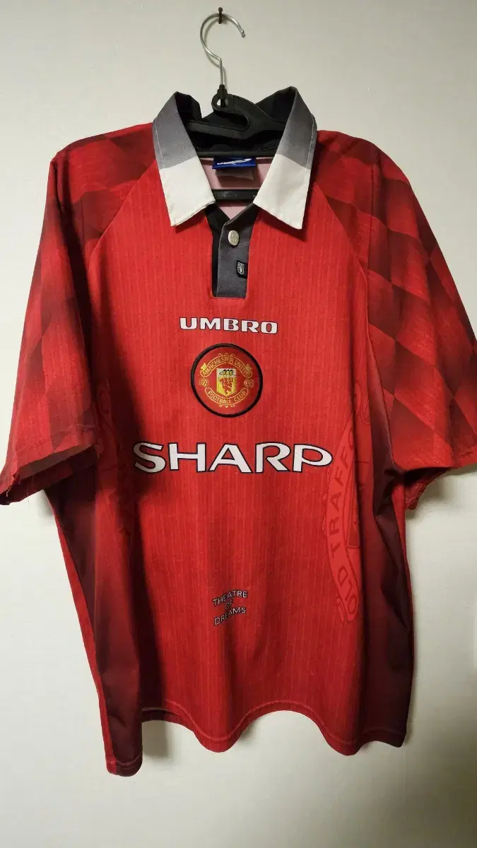 [Overseas XL] 96-98 Umbro Manchester United Beckham jersey for sale